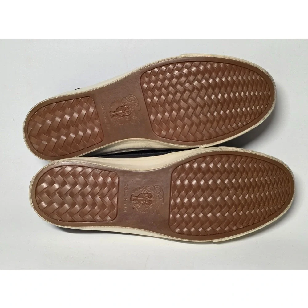 Cole Haan Grand Pinch Men's Loafers Size 9 M Navy Blue Leather Slip On Shoes‎